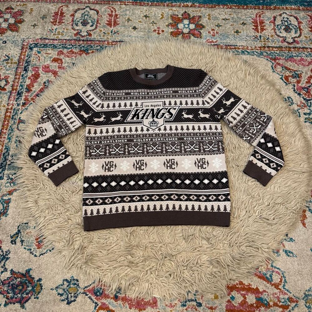 Violent Gentlemen x LA Kings Holiday Sweater – 2XL